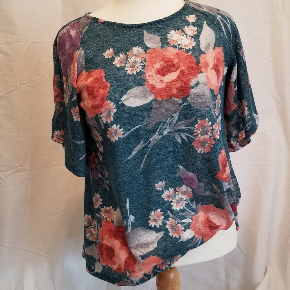 Flower Knit Top